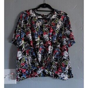 Lauren Ralph Lauren Tops Blouse Women XL,Floral,20.5 Inch Of Armp To Armp,22 Lon